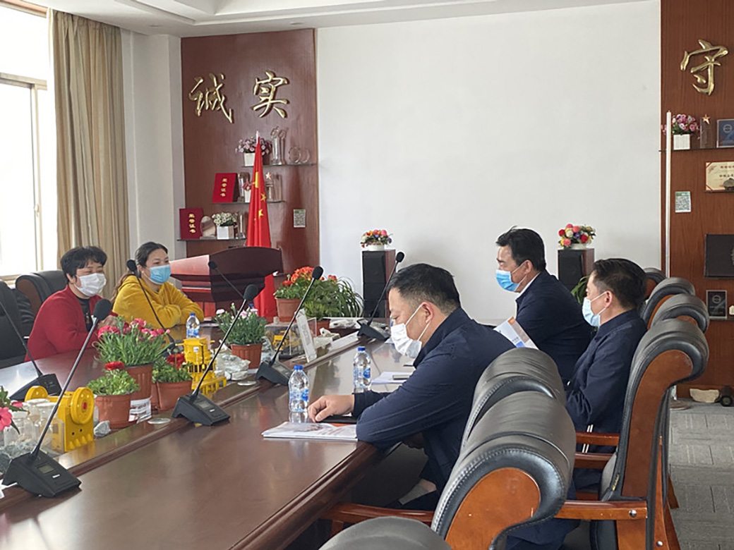 【春風(fēng)送暖，戰(zhàn)“疫”有情】奉賢區(qū)奉城鎮(zhèn)領(lǐng)導(dǎo)蒞臨東蒙，慰問公司疫情防控一線職工