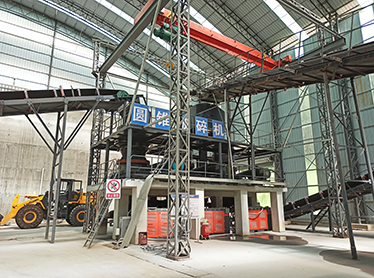 安徽績(jī)溪時(shí)產(chǎn)500噸碎石制砂生產(chǎn)線(xiàn)