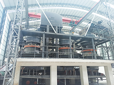 安徽績(jī)溪時(shí)產(chǎn)500噸碎石制砂生產(chǎn)線(xiàn)